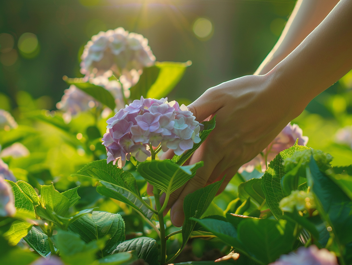 hortensia plantation