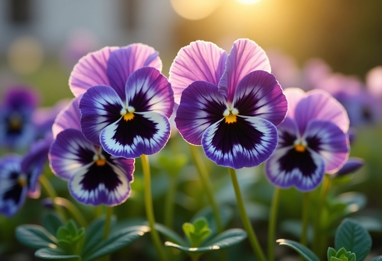 fleurs pensées