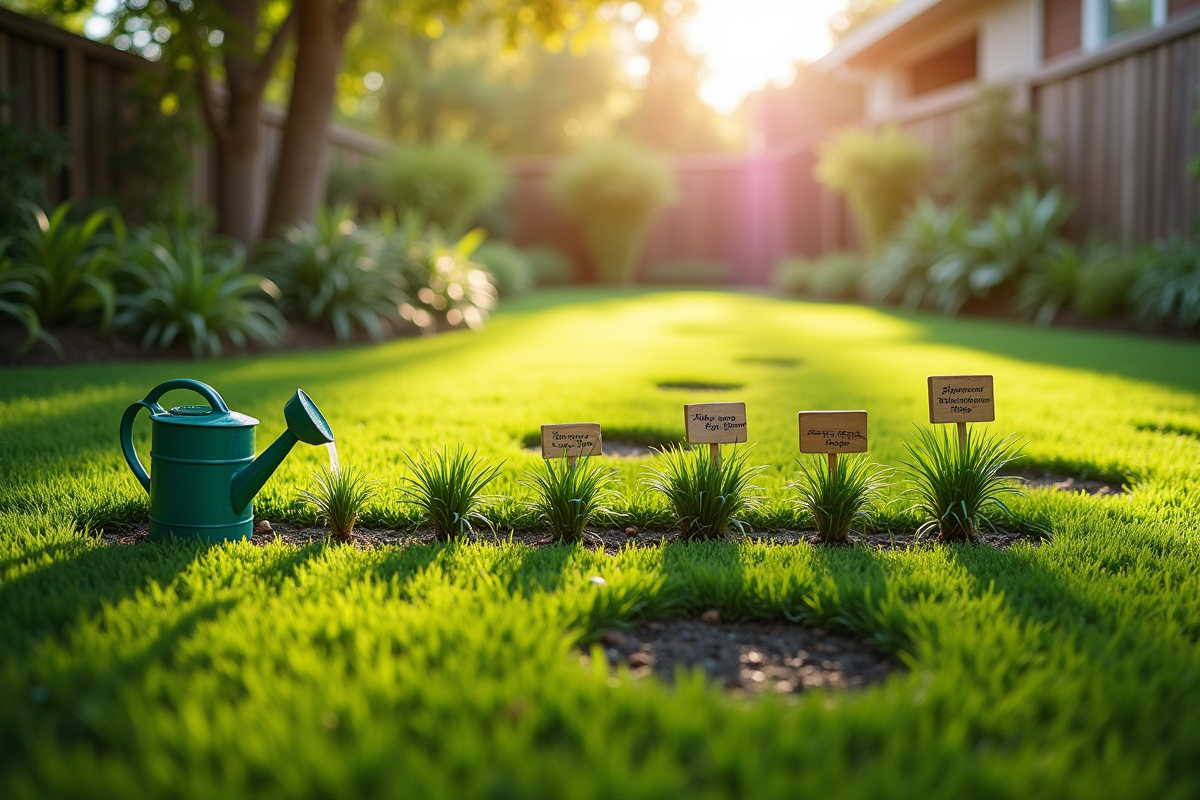 herbe croissance