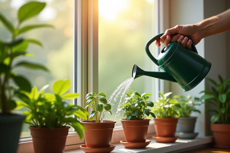 Lot De 4 Cônes D'Arrosage Argile 750 Ml - Irrigation Automatique Vacances Avec Bouteilles PET