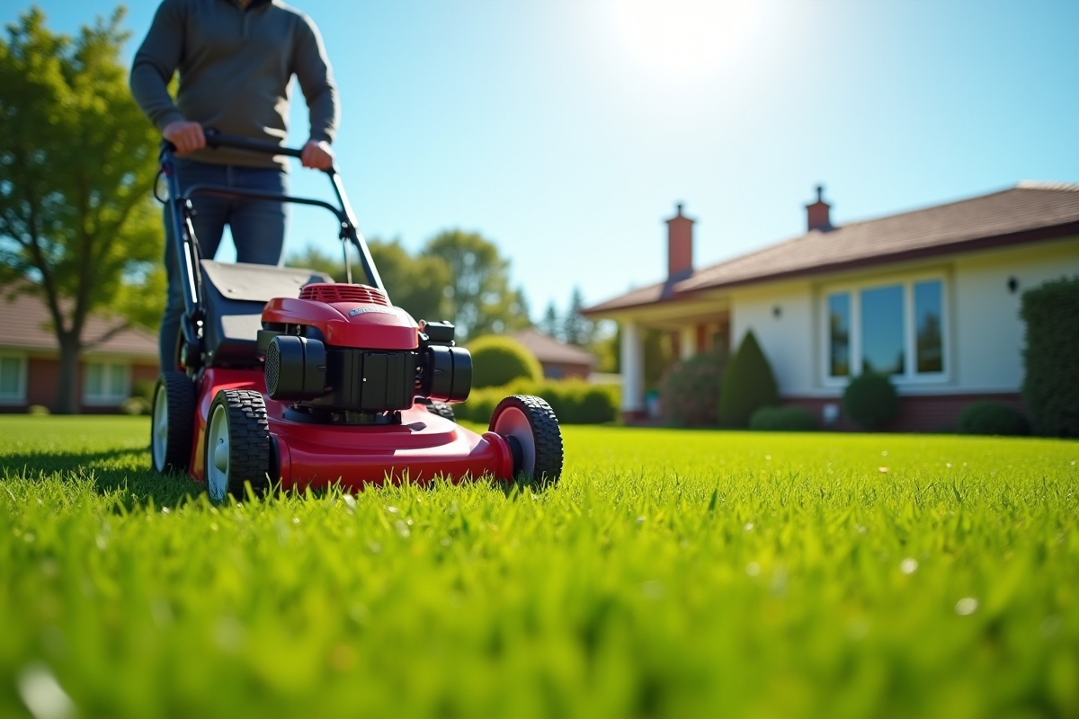 Tondre l’herbe haute : Conseils pratiques pour l’entretien de la pelouse